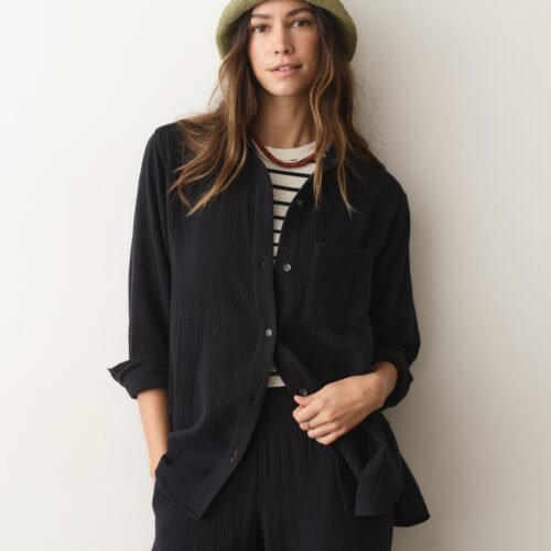 Jane Relaxed Double Cloth Shirt