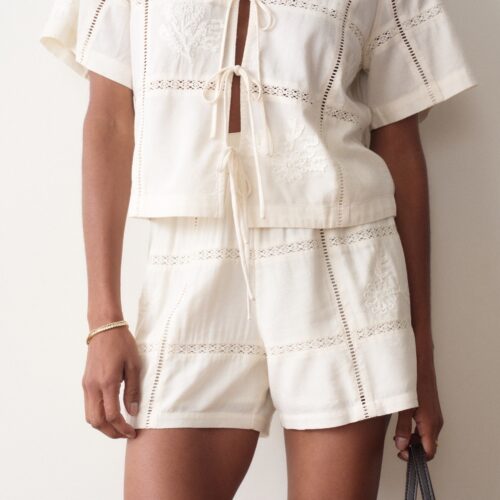 Marella Embroidered Short
